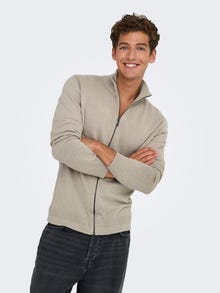 ONLY & SONS ONSMALIK Gebreid vest -Silver Lining - 22033304