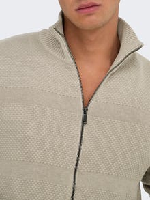 ONLY & SONS ONSMALIK Cardigans en maille -Silver Lining - 22033304