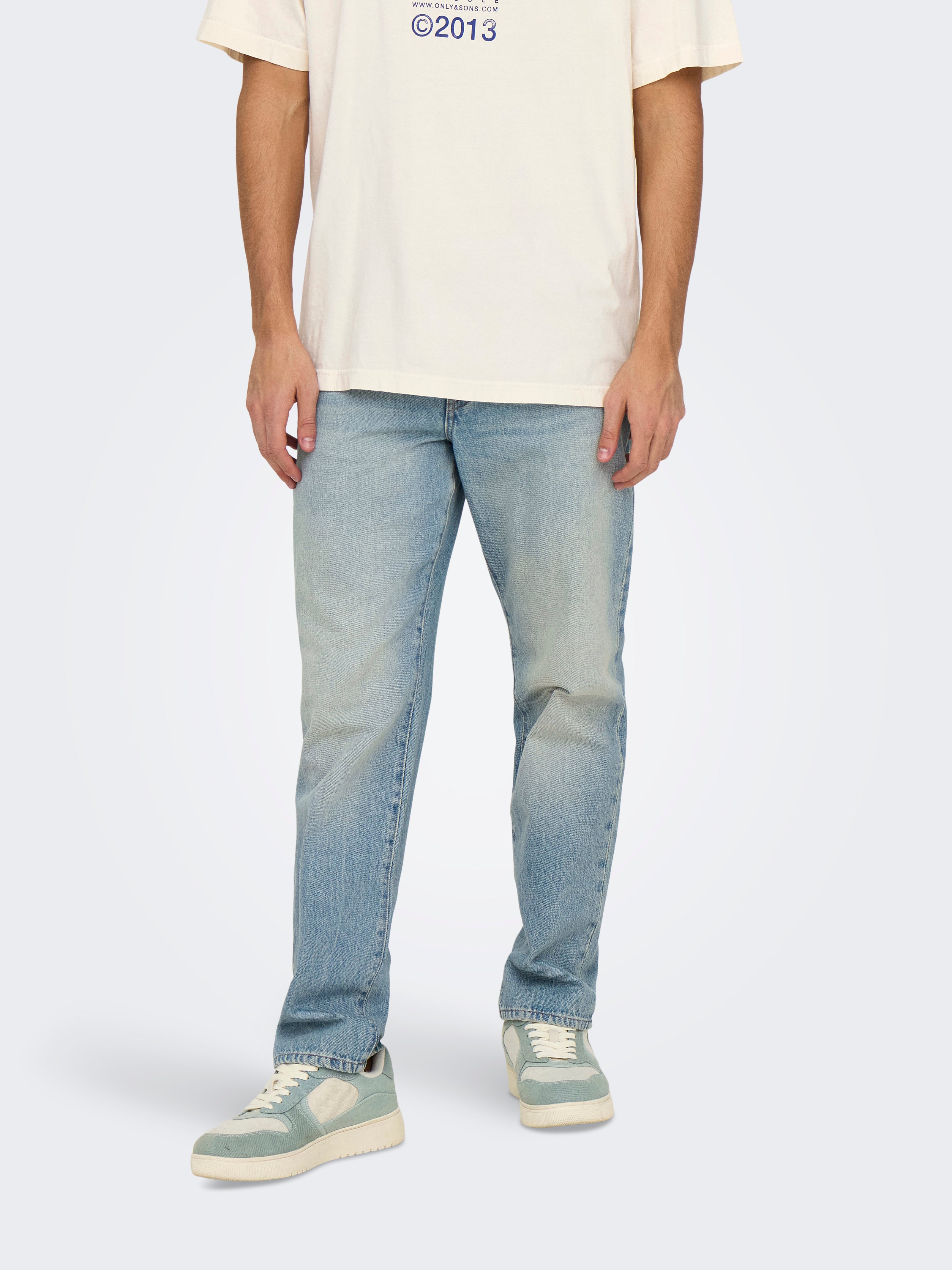 Onsedge Mid Rise Gerade Geschnitten Jeans