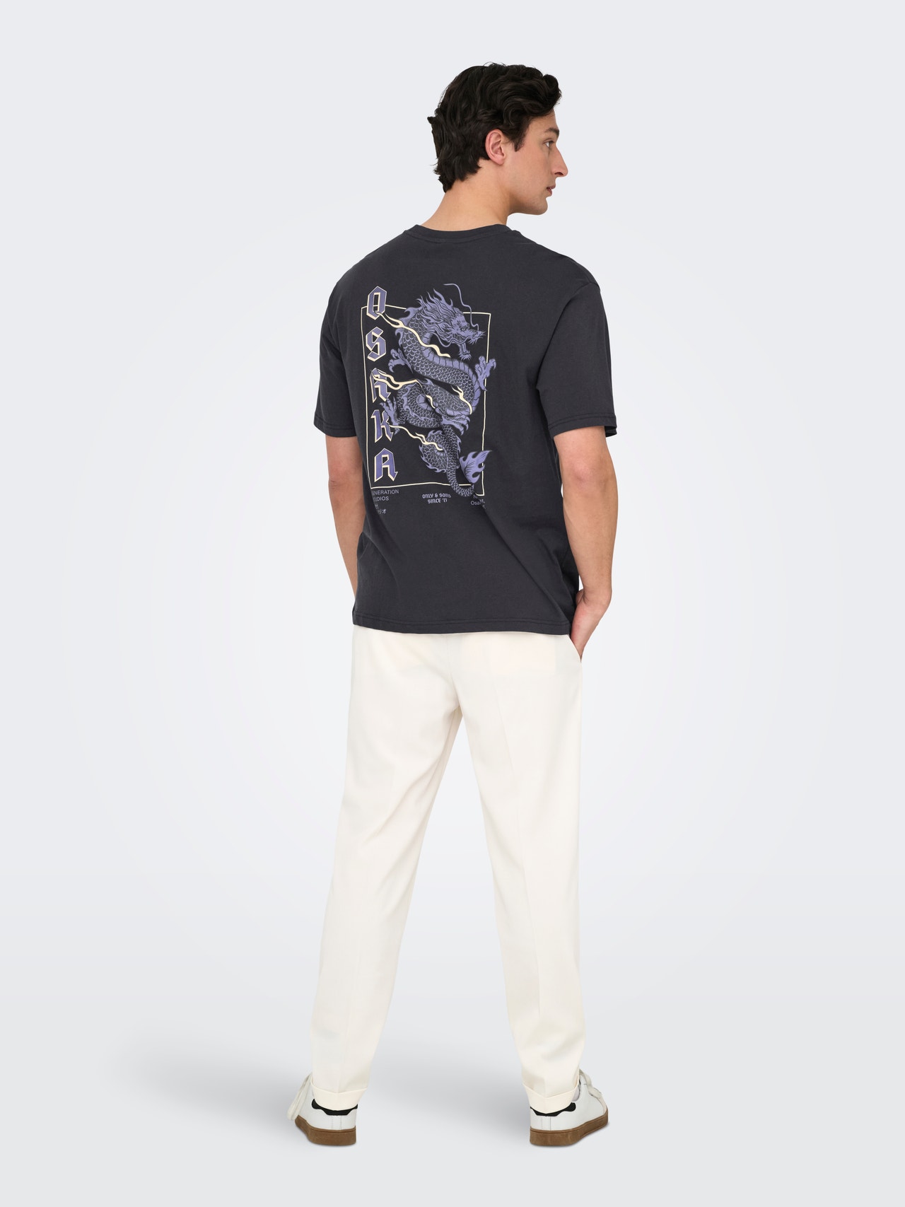 ONLY & SONS ONSKEANE T-shirt -Black - 22033620
