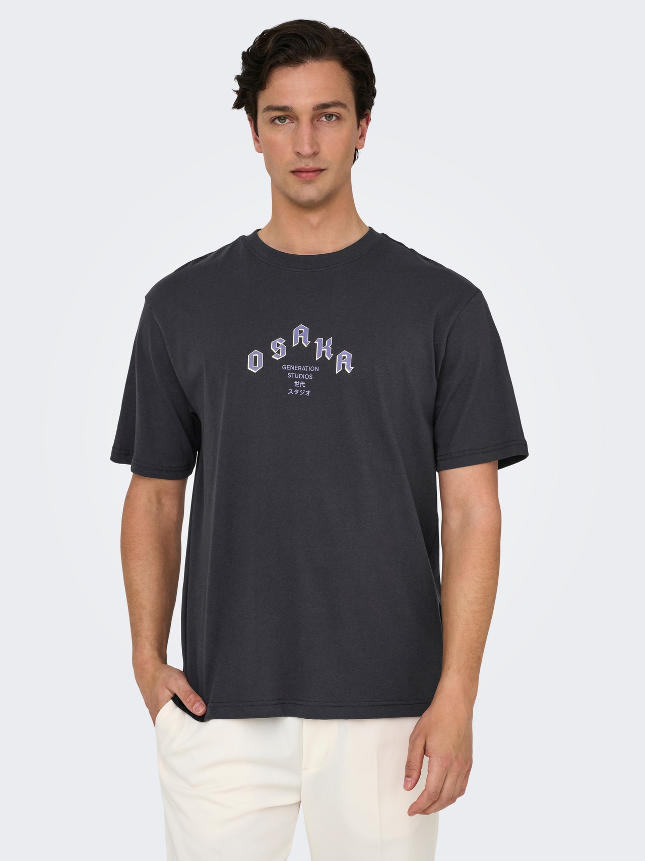ONLY & SONS ONSKEANE T-shirt -Black - 22033620