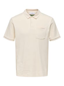 ONLY & SONS ONSEMARI Polo -Egret - 22033663