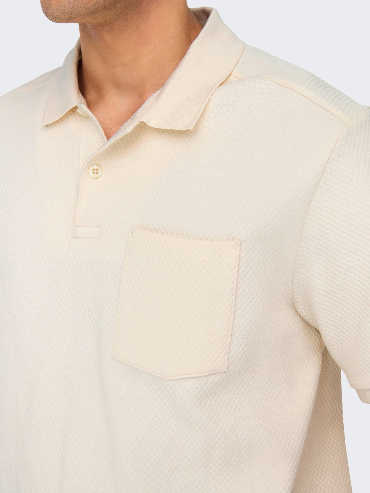 ONLY & SONS ONSEMARI Polo -Egret - 22033663