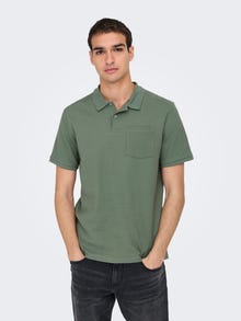 ONLY & SONS ONSEMARI Polo -Agave Green - 22033663