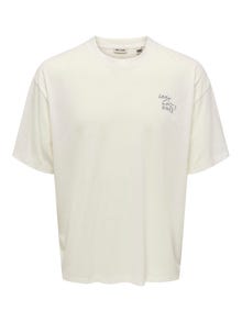 ONLY & SONS ONSLEON T-shirt -Cloud Dancer - 22033666