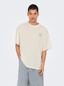 ONLY & SONS ONSLEON T-shirt -Cloud Dancer - 22033666