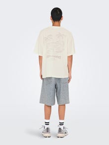 ONLY & SONS ONSLEON T-shirt -Cloud Dancer - 22033666