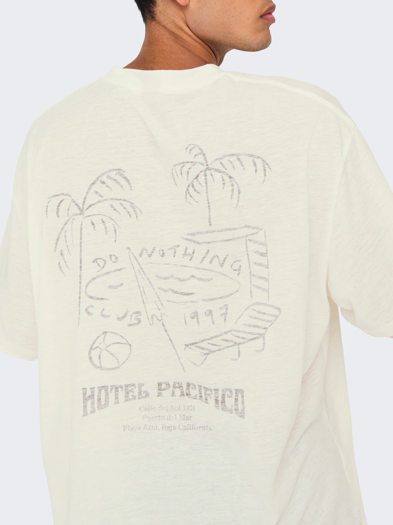 ONLY & SONS ONSLEON T-shirt -Cloud Dancer - 22033666