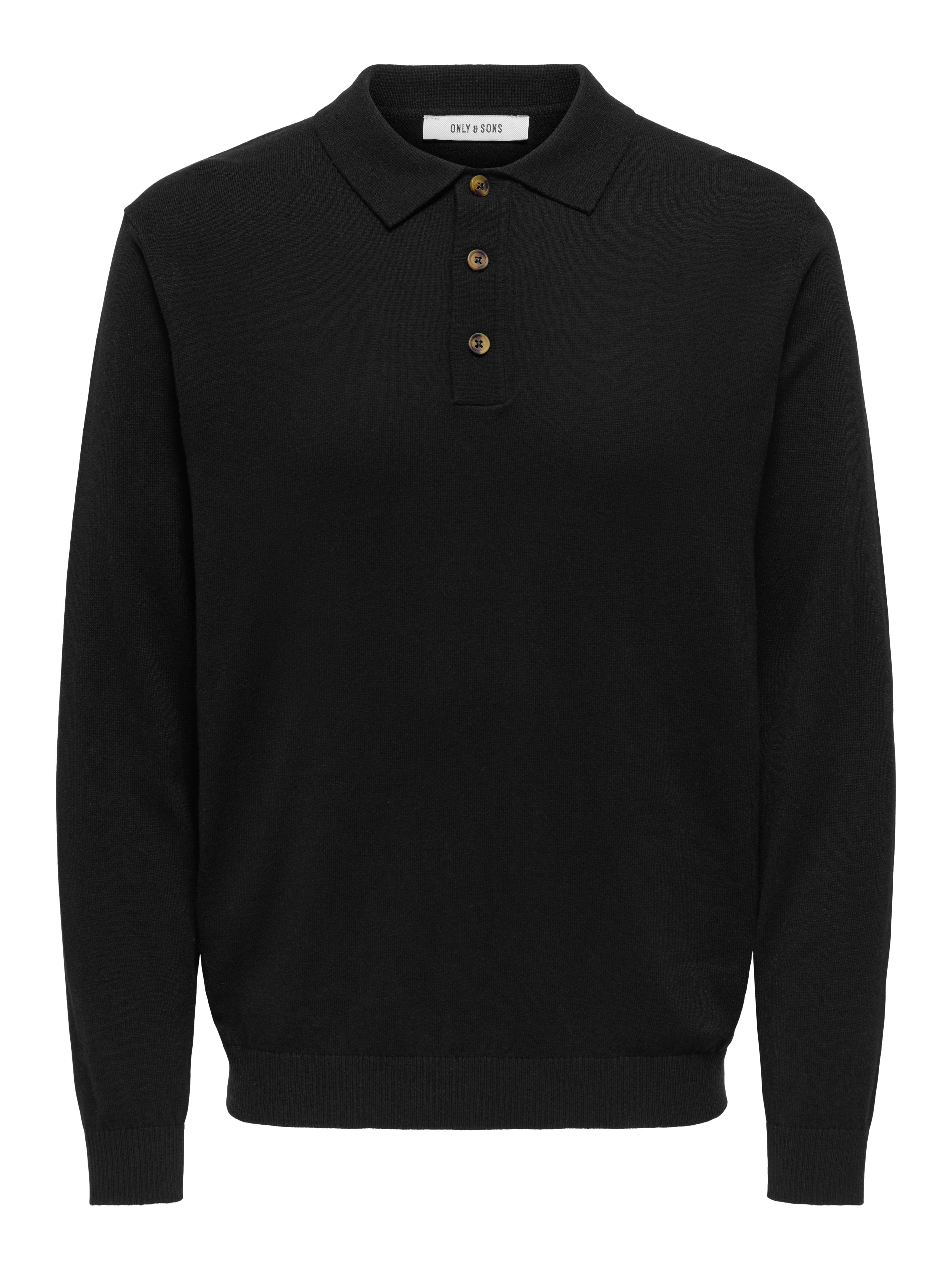 Thumbnail - Onsloui Gestricktes Poloshirt