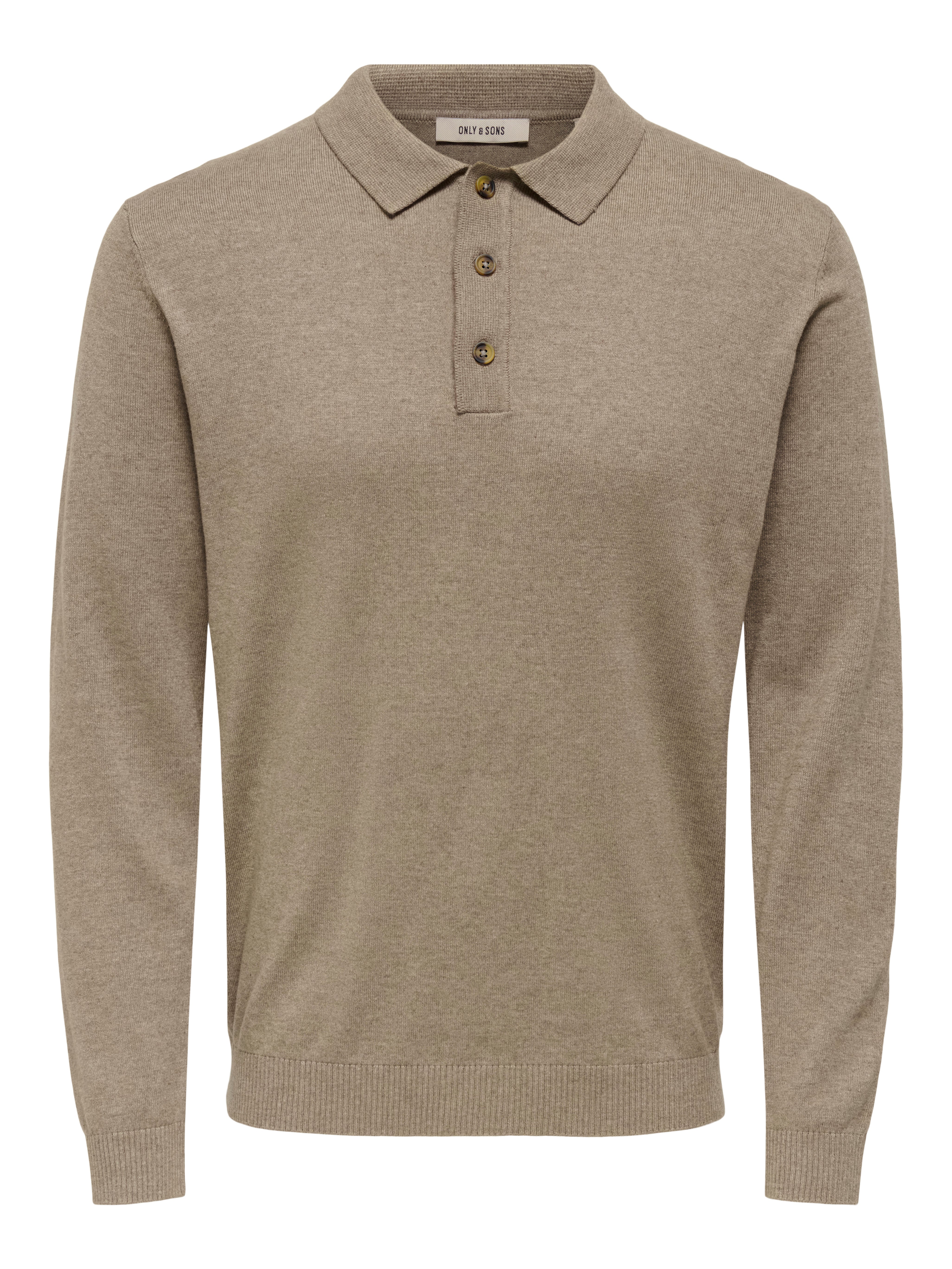 Thumbnail - Onsloui Gestricktes Poloshirt