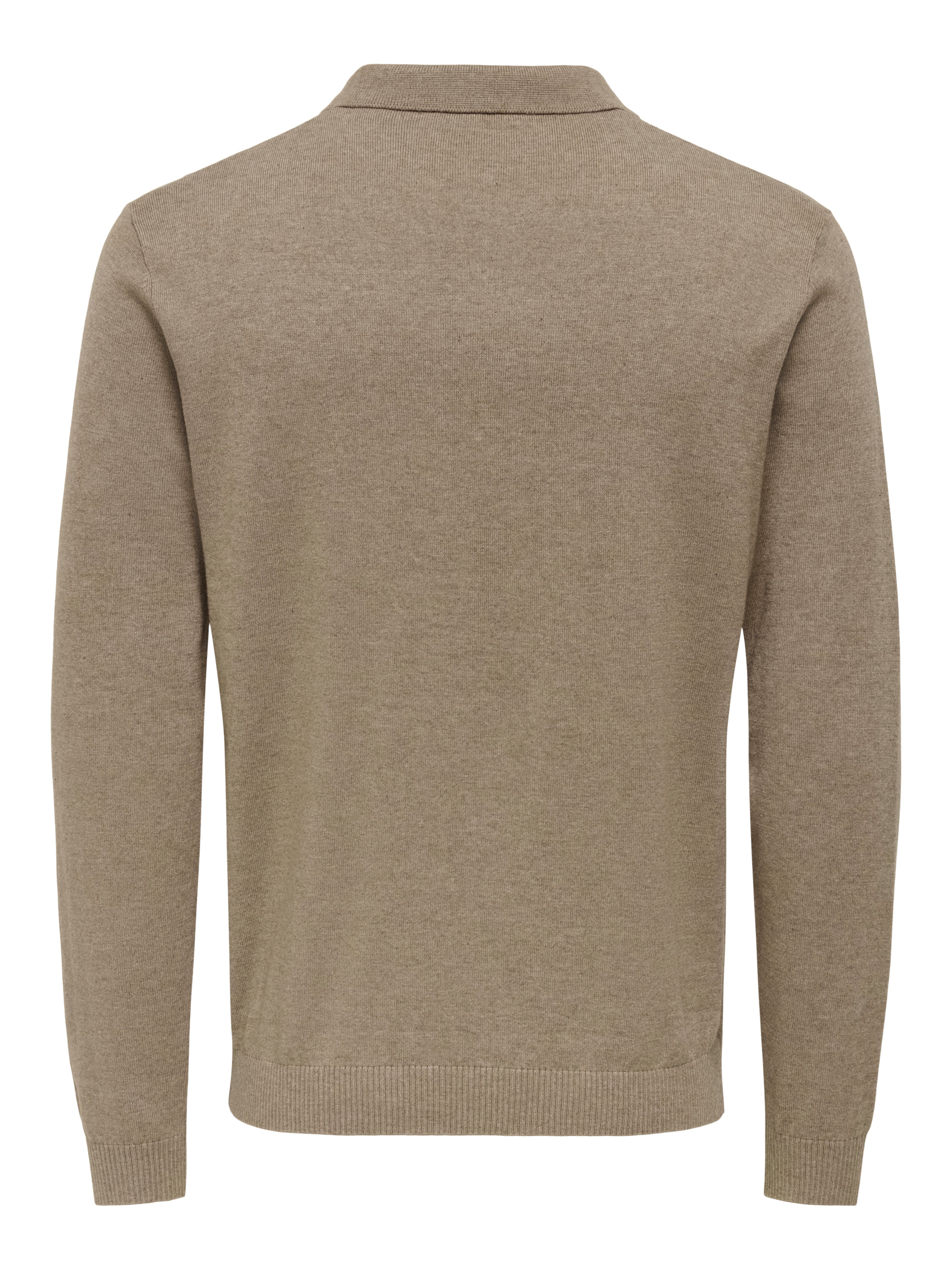 Thumbnail - Onsloui Gestricktes Poloshirt