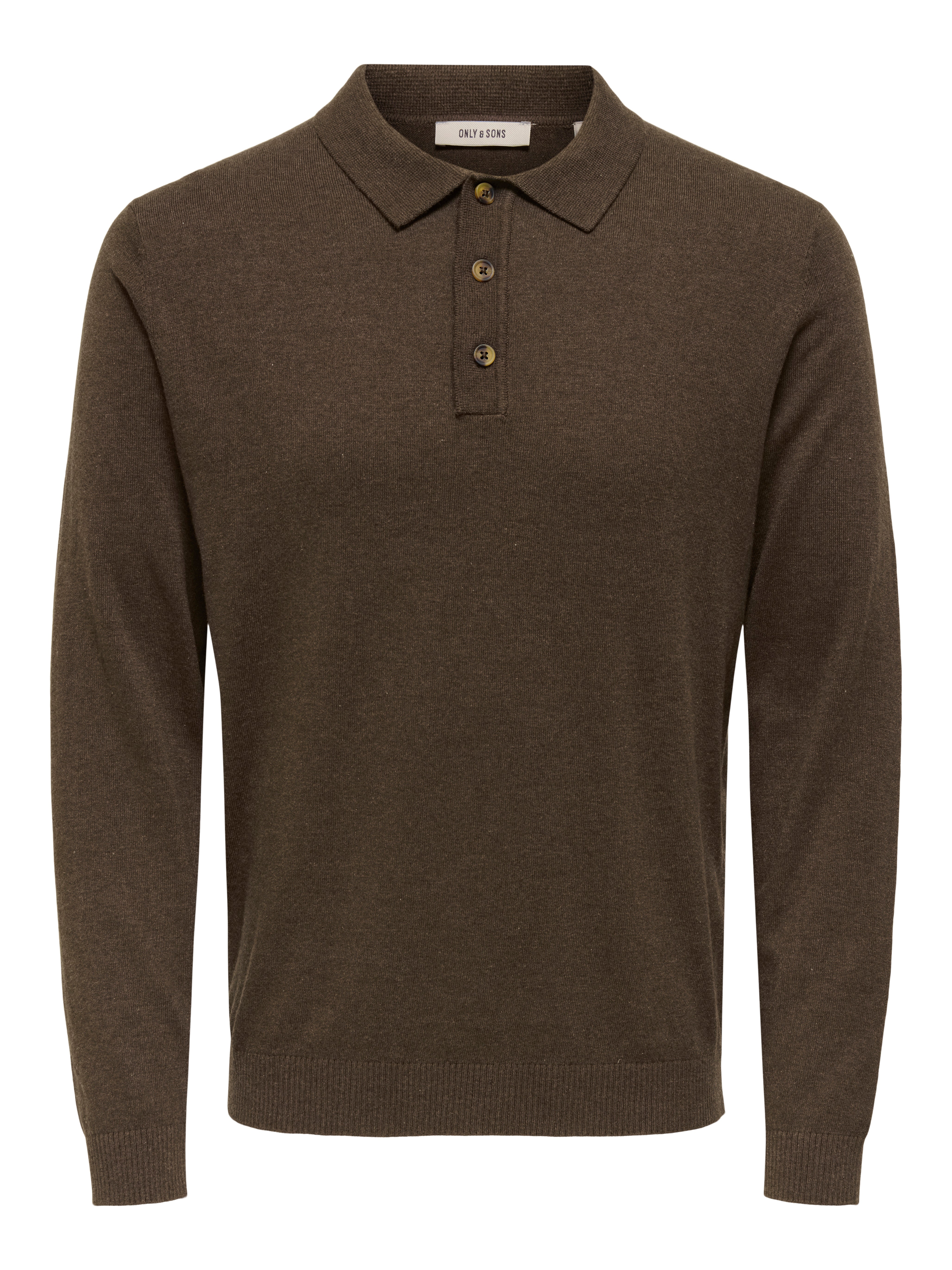 Thumbnail - Onsloui Gestricktes Poloshirt
