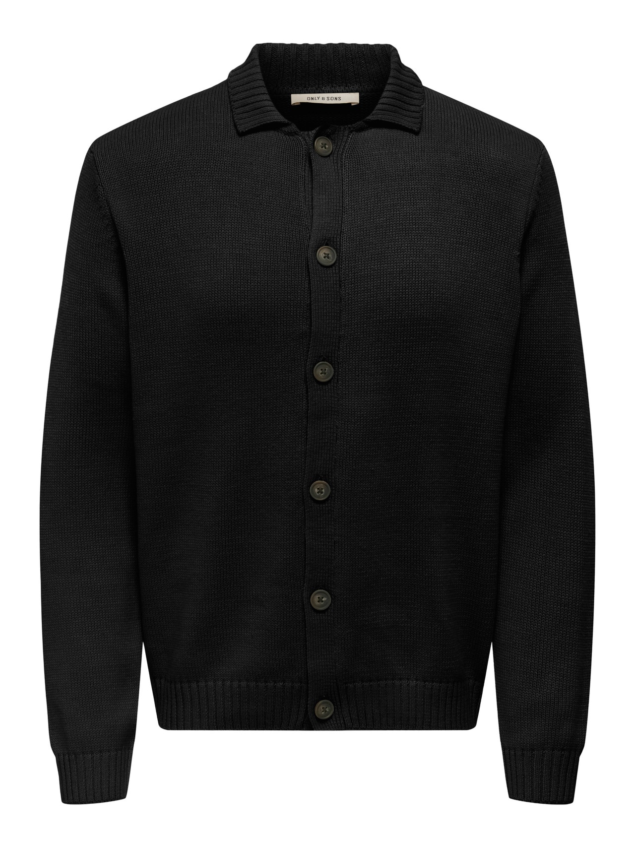 ONLY & SONS ONSJACOB Gebreid vest -Black - 22033805