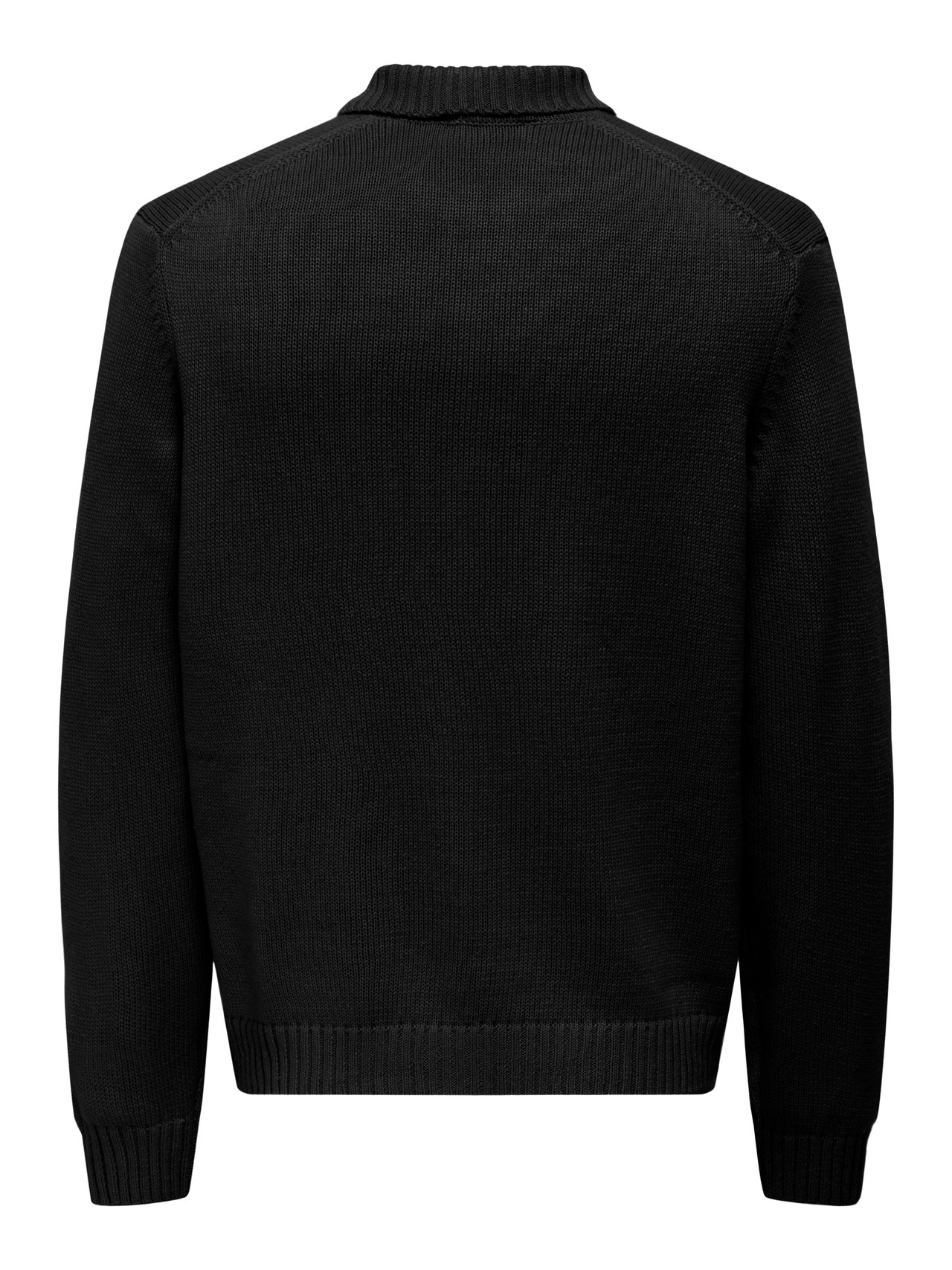 ONLY & SONS ONSJACOB Strikket cardigan -Black - 22033805