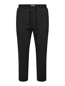 ONLY & SONS ONSPLI Tapered Fit Pantalon -Jet Black - 22033811