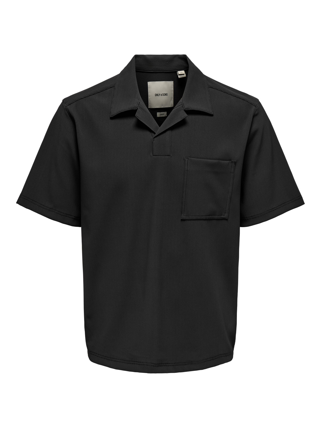 ONLY & SONS ONSPLI Shirt -Jet Black - 22033814