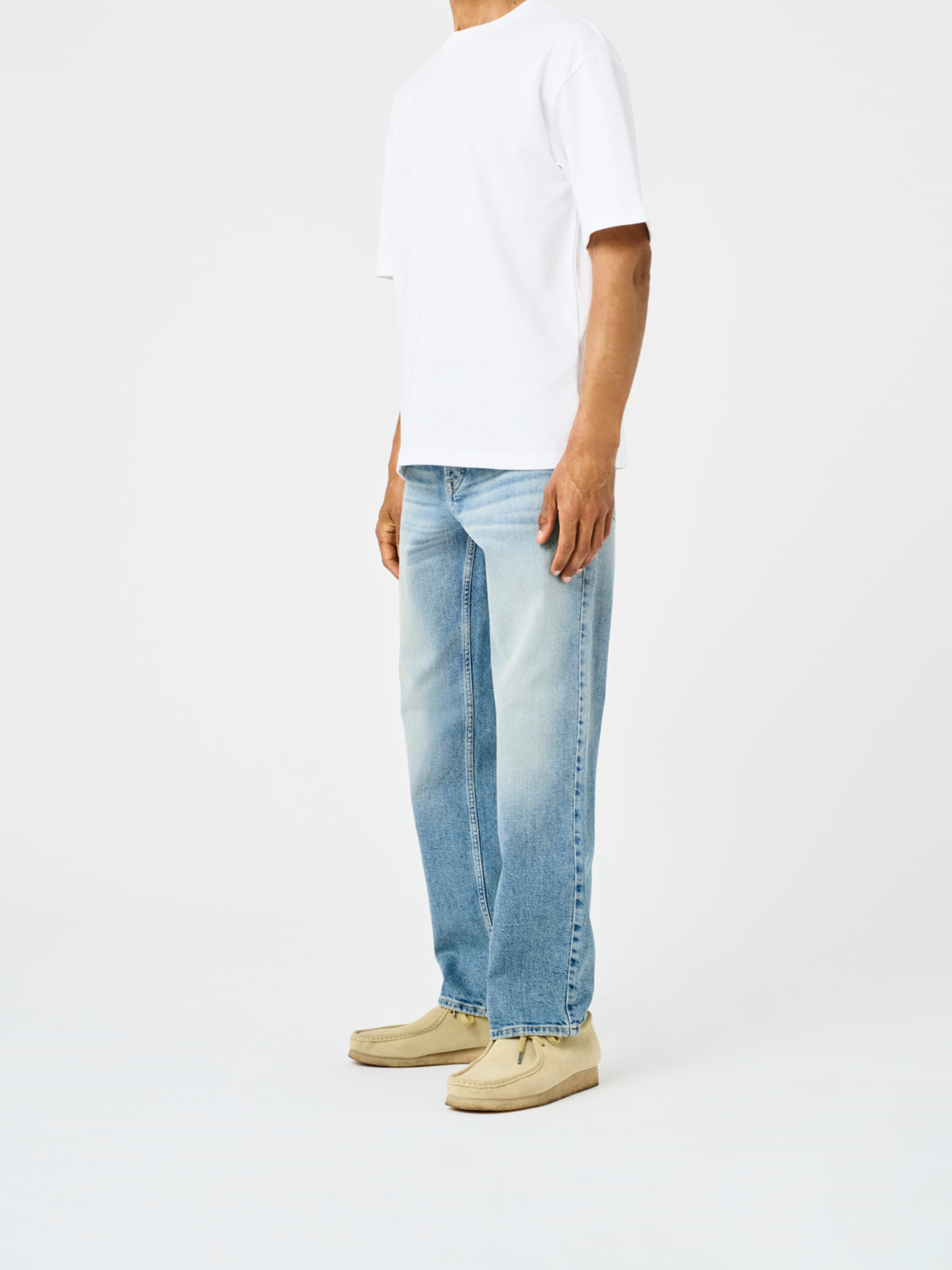 Onsedge Mittlere Taille Gerade Geschnitten Jeans