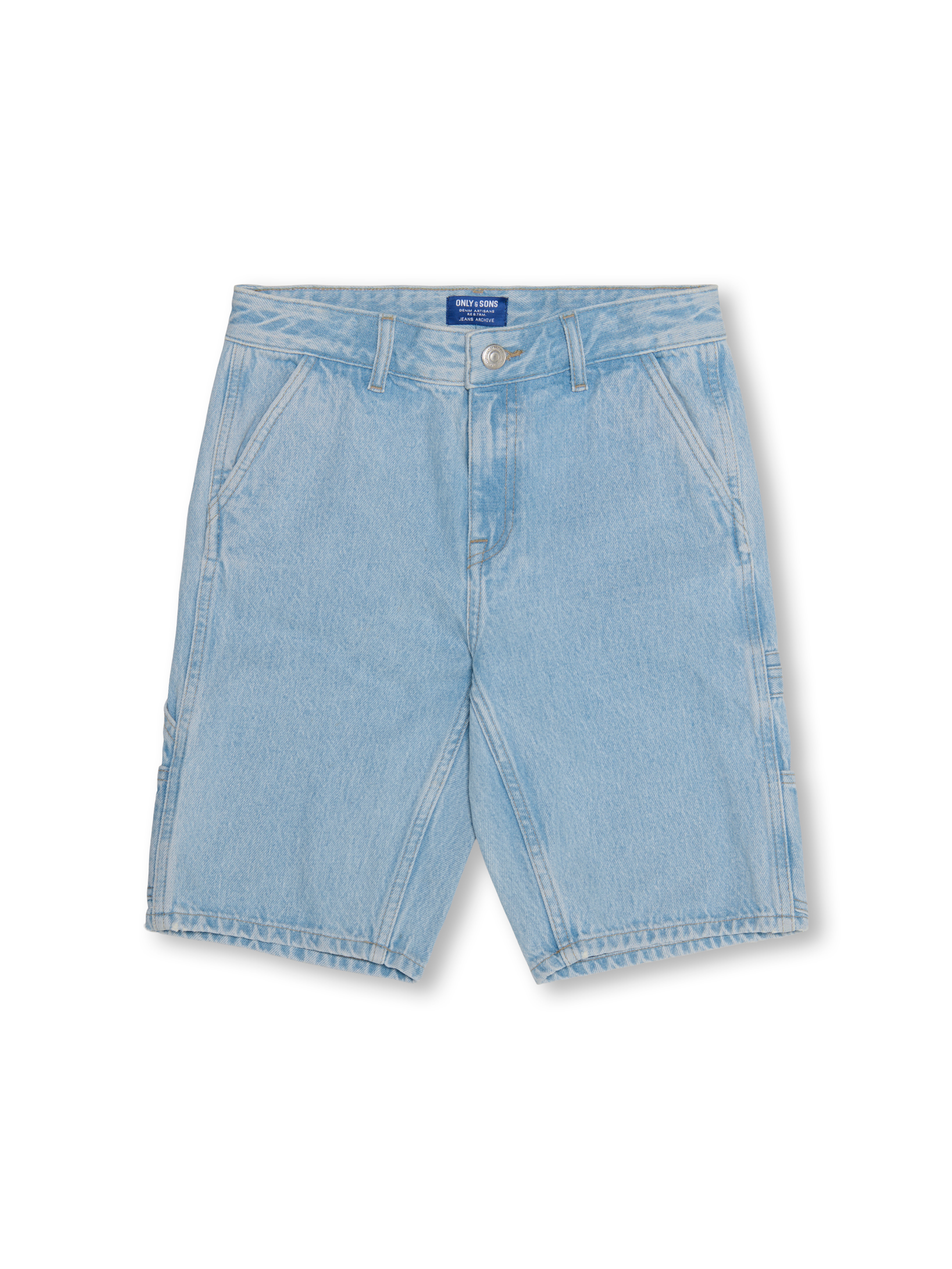 Osjedge Mittlere Taille Gerade Geschnitten Shorts