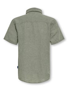 ONLY & SONS Kitsas lõige Särgikrae Juunior Särk -Swamp - 22033957