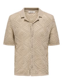 ONLY & SONS Tavapärane lõige Vabaaja krae Kootud kardigan -String - 22034030