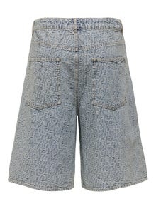 ONLY & SONS ONSCARL Mittlere Taille Ballon Schnitt 5-Pocket-Shorts -Light Blue Denim - 22034106