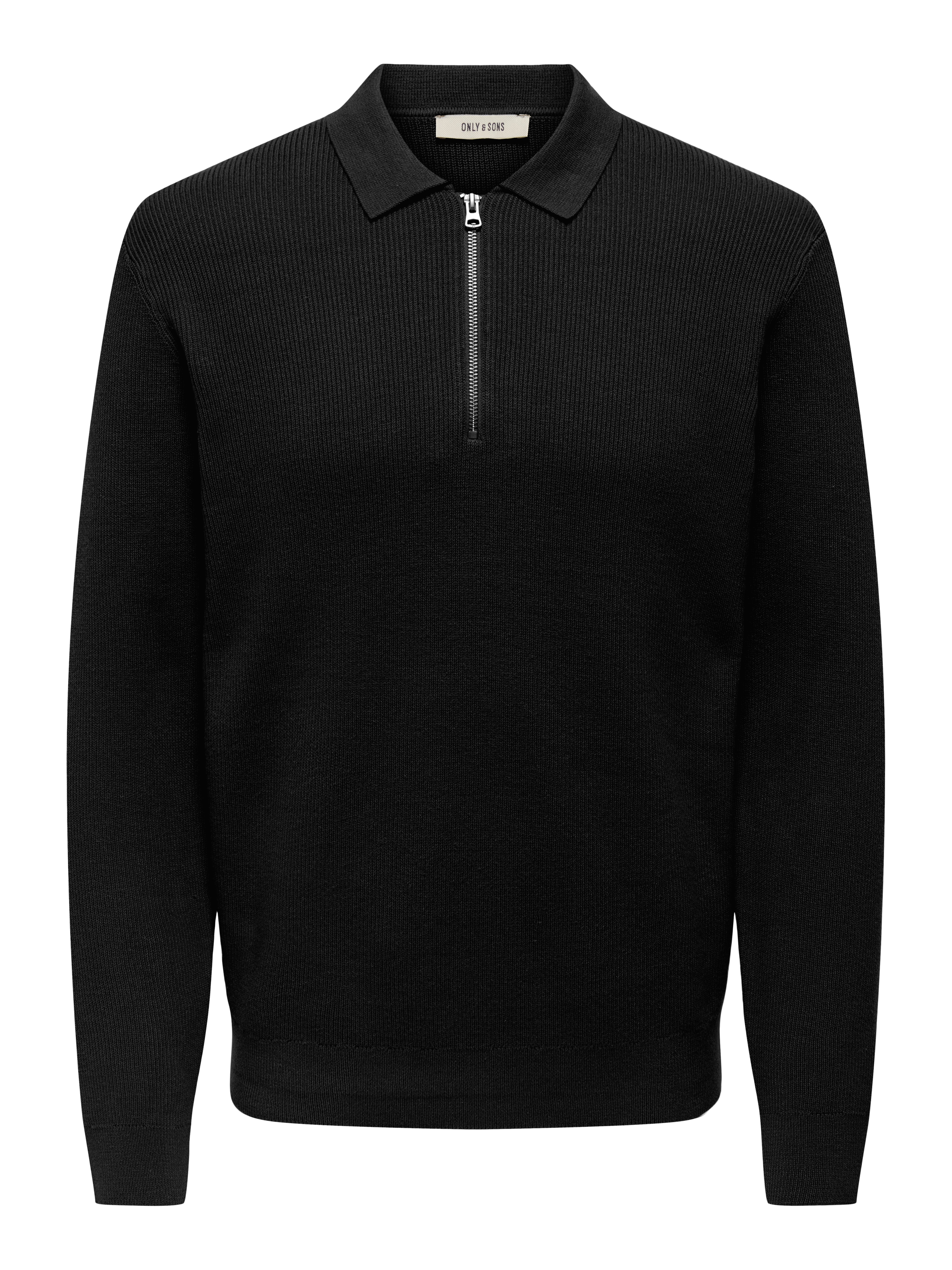 Thumbnail - Onsphil Gestricktes Poloshirt