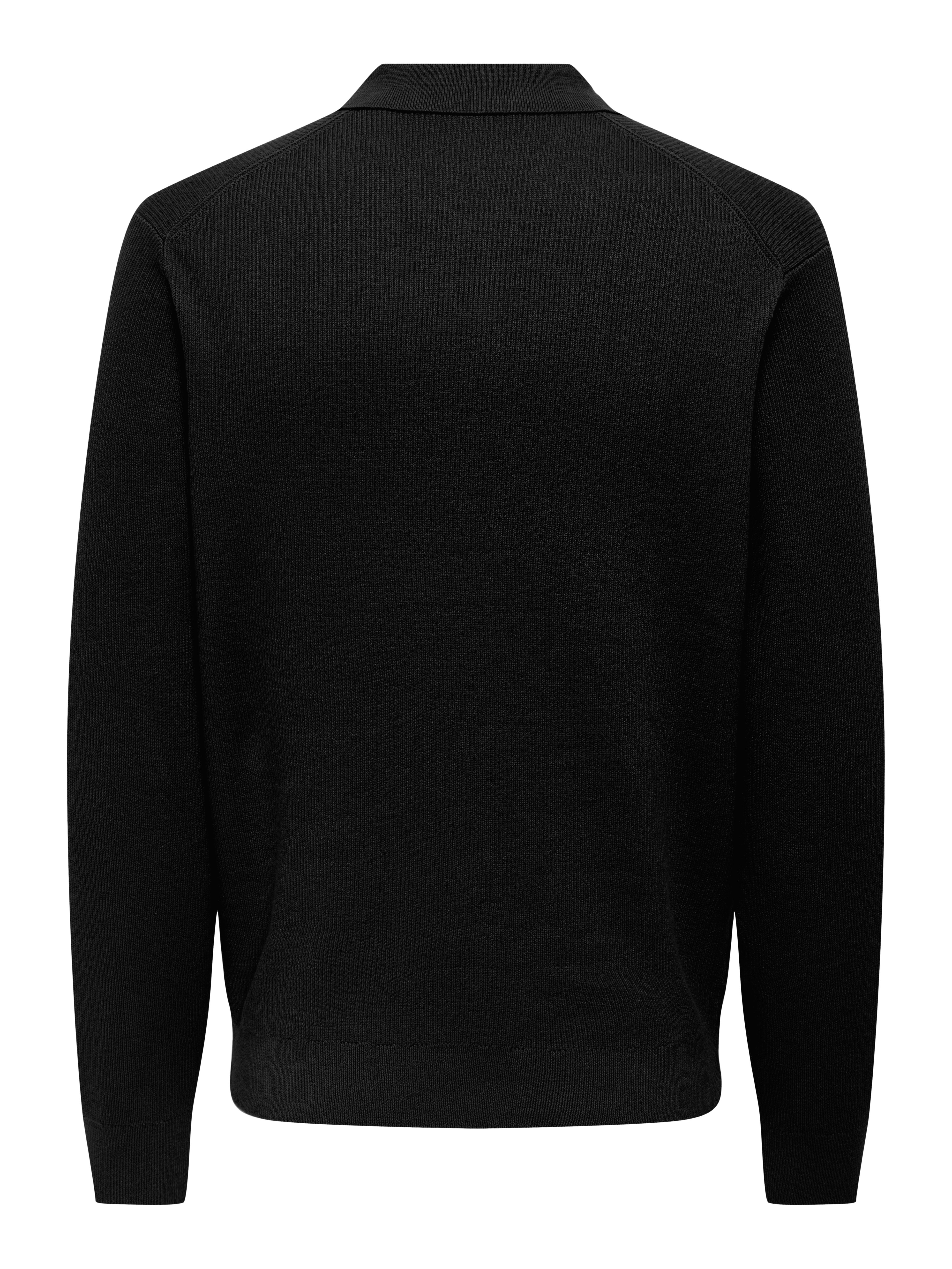 Onsphil Gestricktes Poloshirt