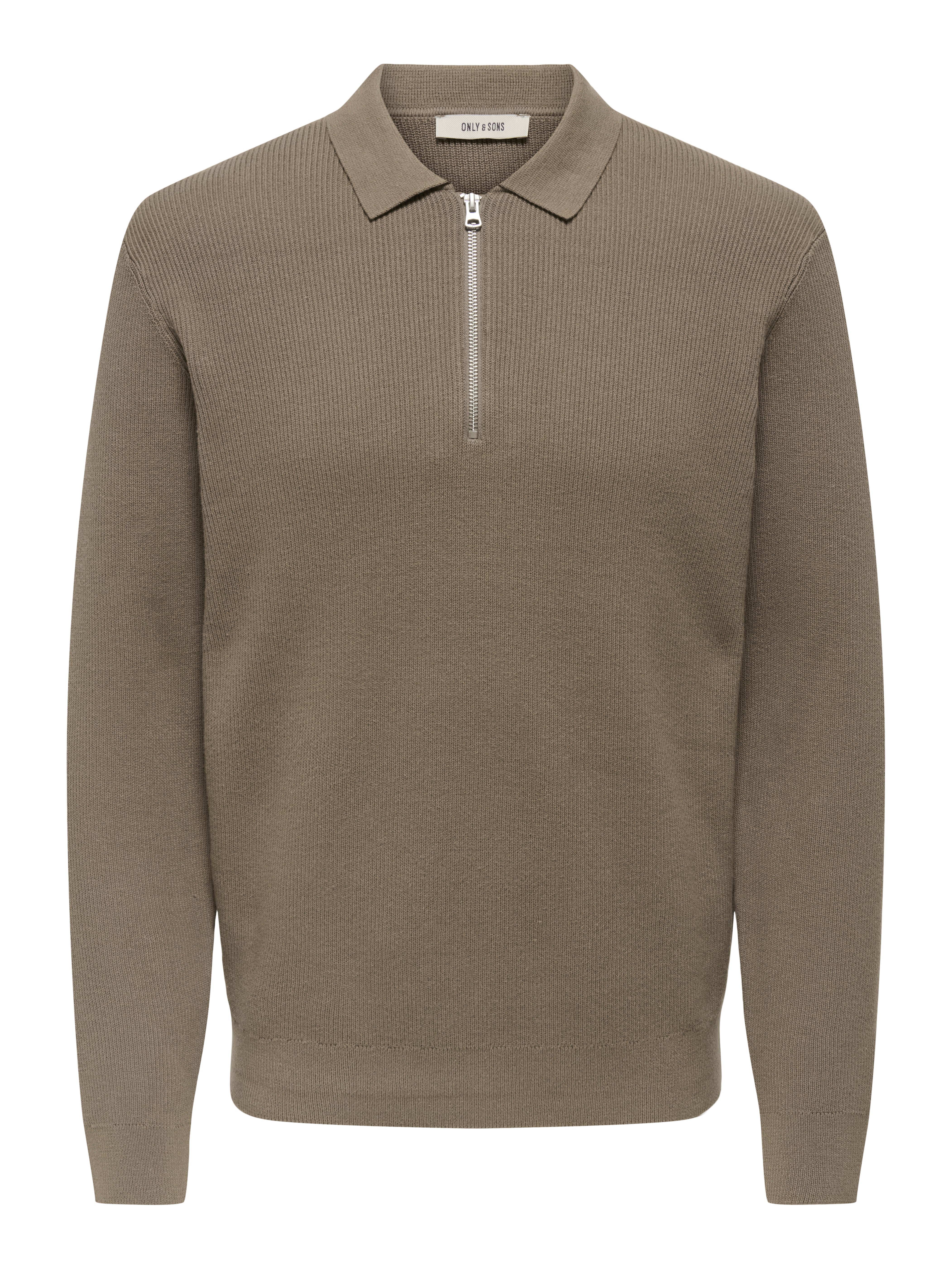 Onsphil Gestricktes Poloshirt