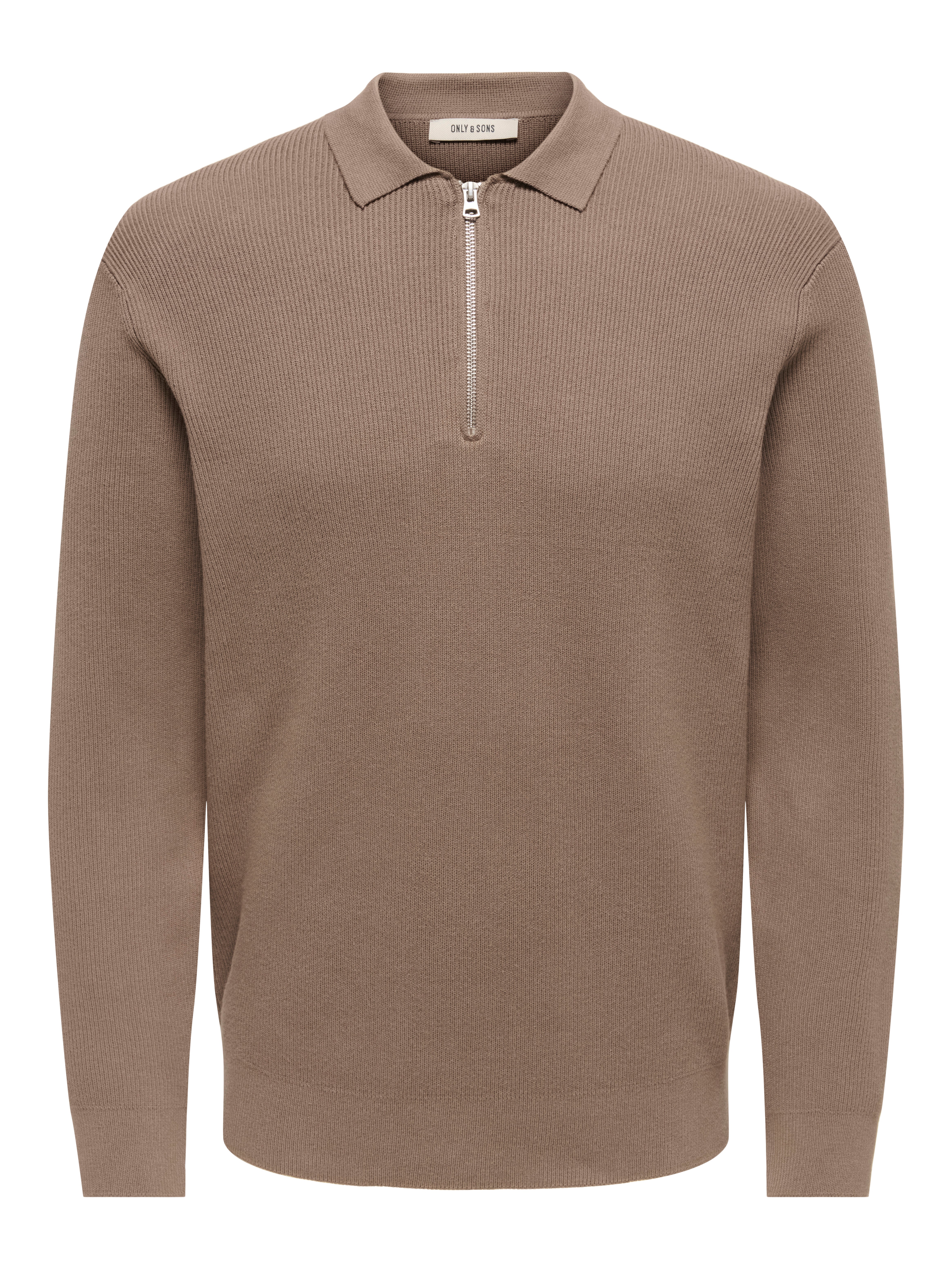 Thumbnail - Onsphil Gestricktes Poloshirt