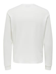 ONLY & SONS ONSTOBIE T-shirt -Bright White - 22034267