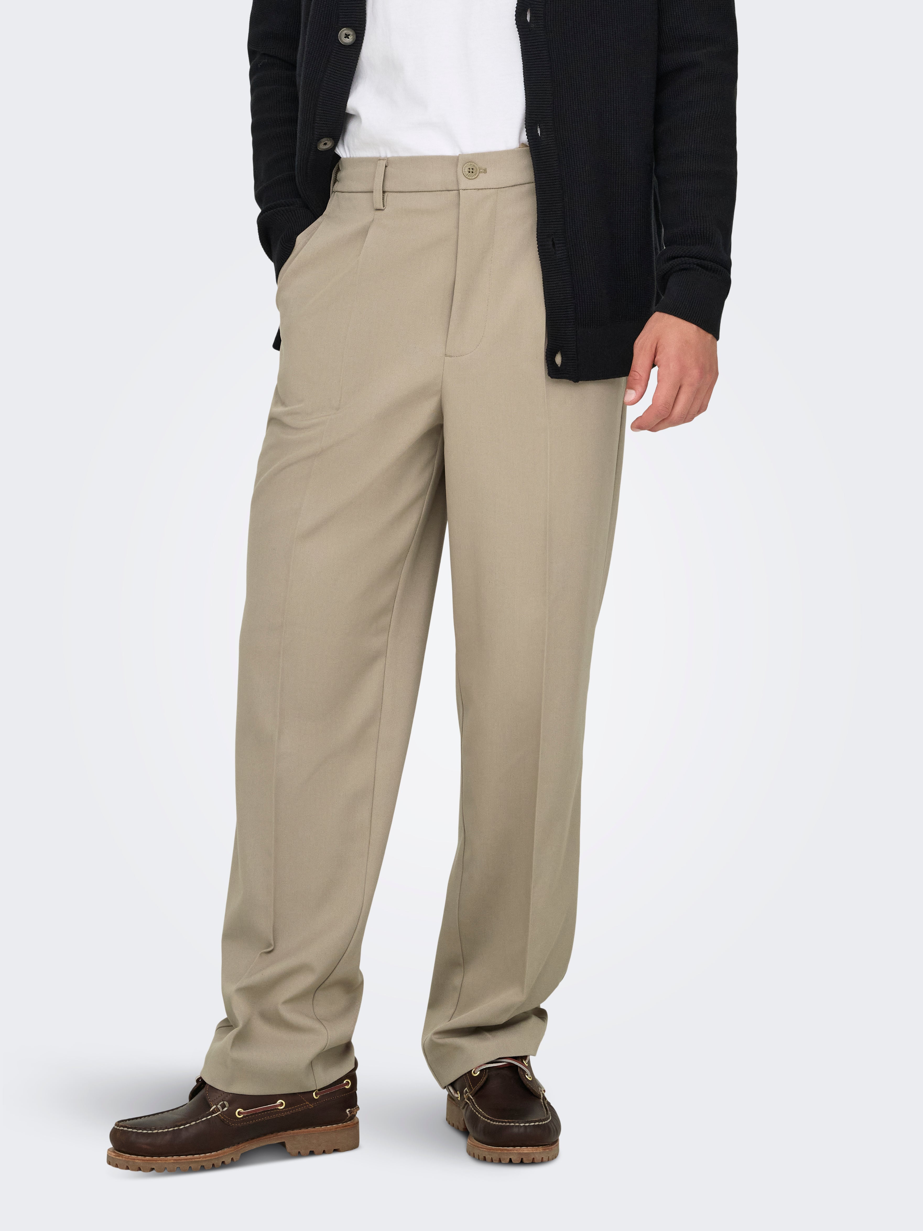 Onsmiro Locker Geschnitten Chino Hose