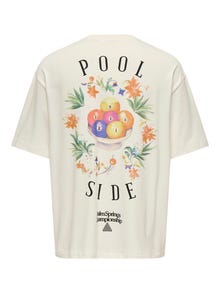 ONLY & SONS ONSMILO T-shirt -Cloud Dancer - 22034332