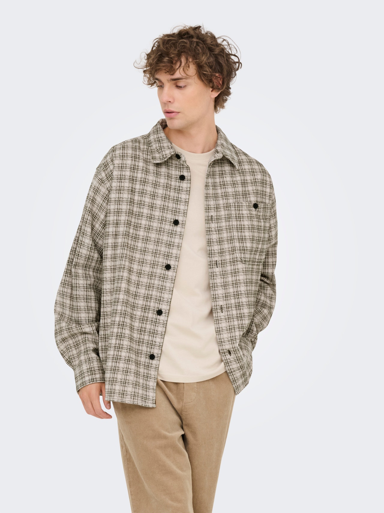 ONLY & SONS ONSWALEED Camisa -Olive Night - 22034467
