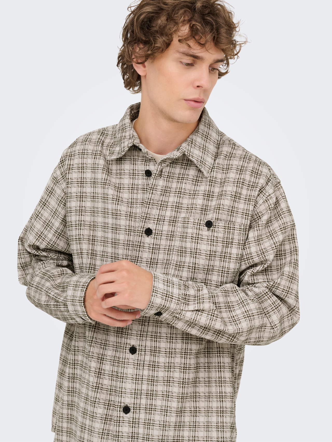 ONLY & SONS ONSWALEED Hemd -Olive Night - 22034467