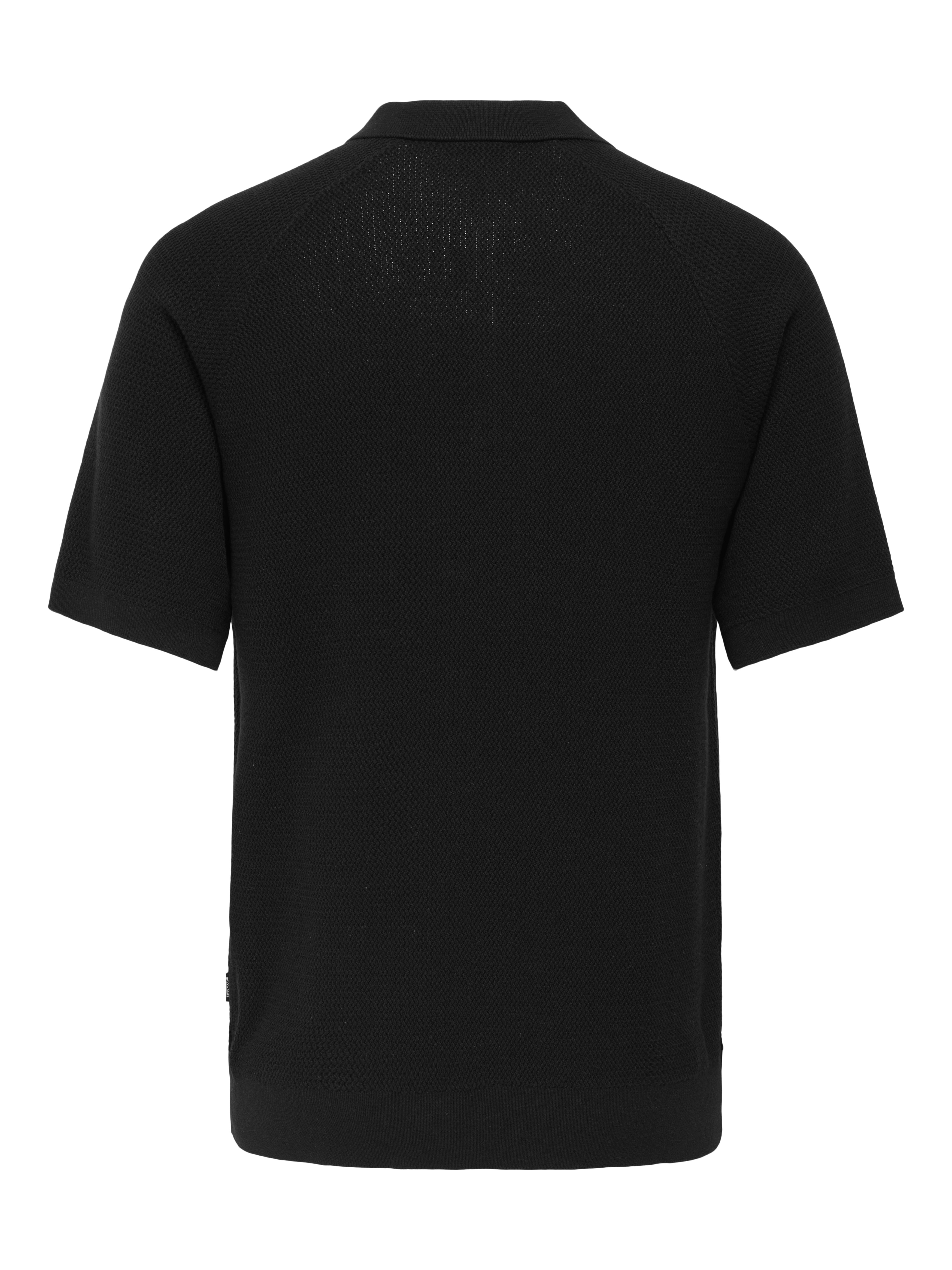 Thumbnail - Onsjames Gestricktes Poloshirt