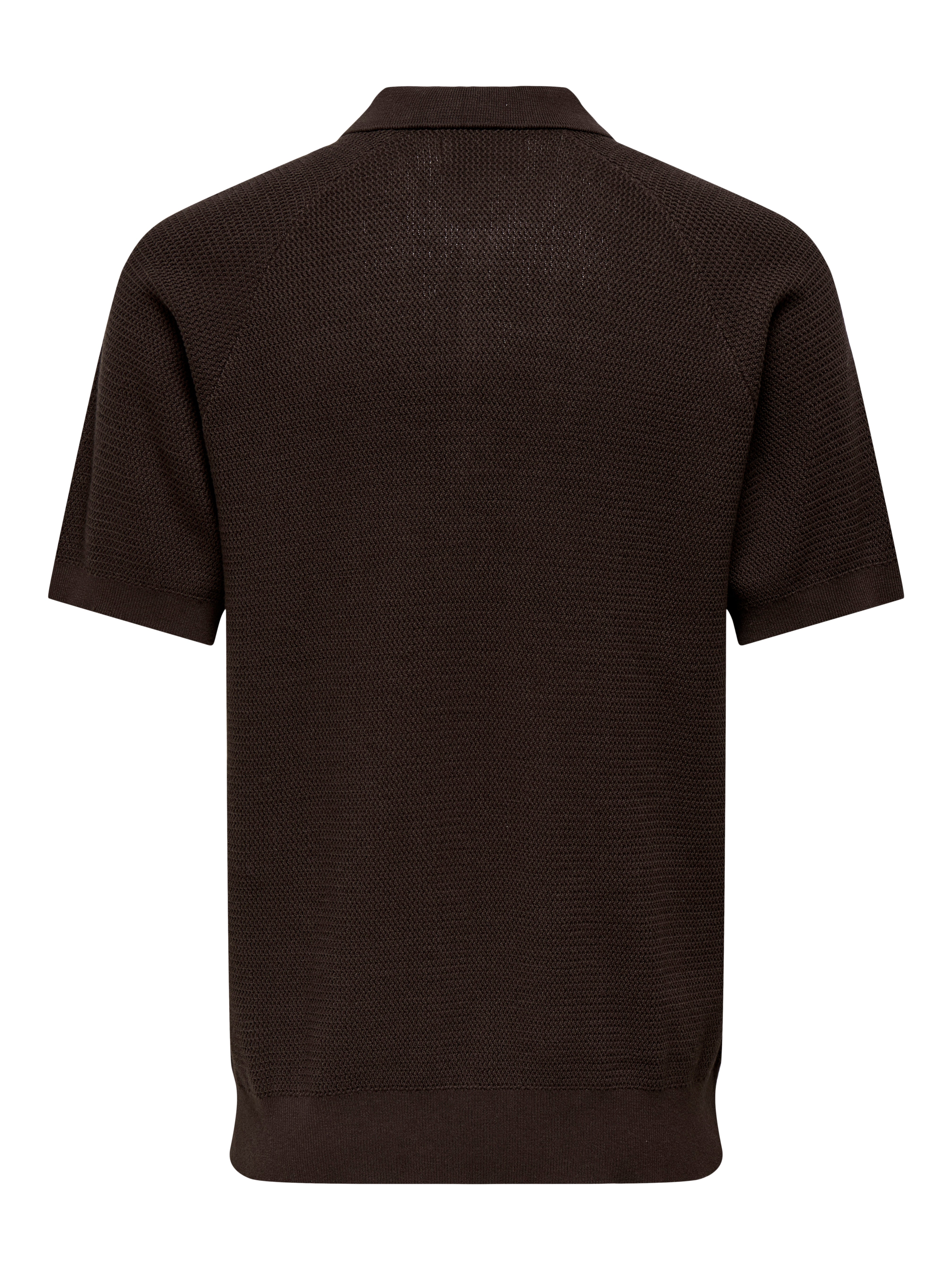 Thumbnail - Onsjames Gestricktes Poloshirt