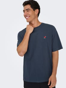 ONLY & SONS ONSFRED T-shirt -Blue Nights - 22034662
