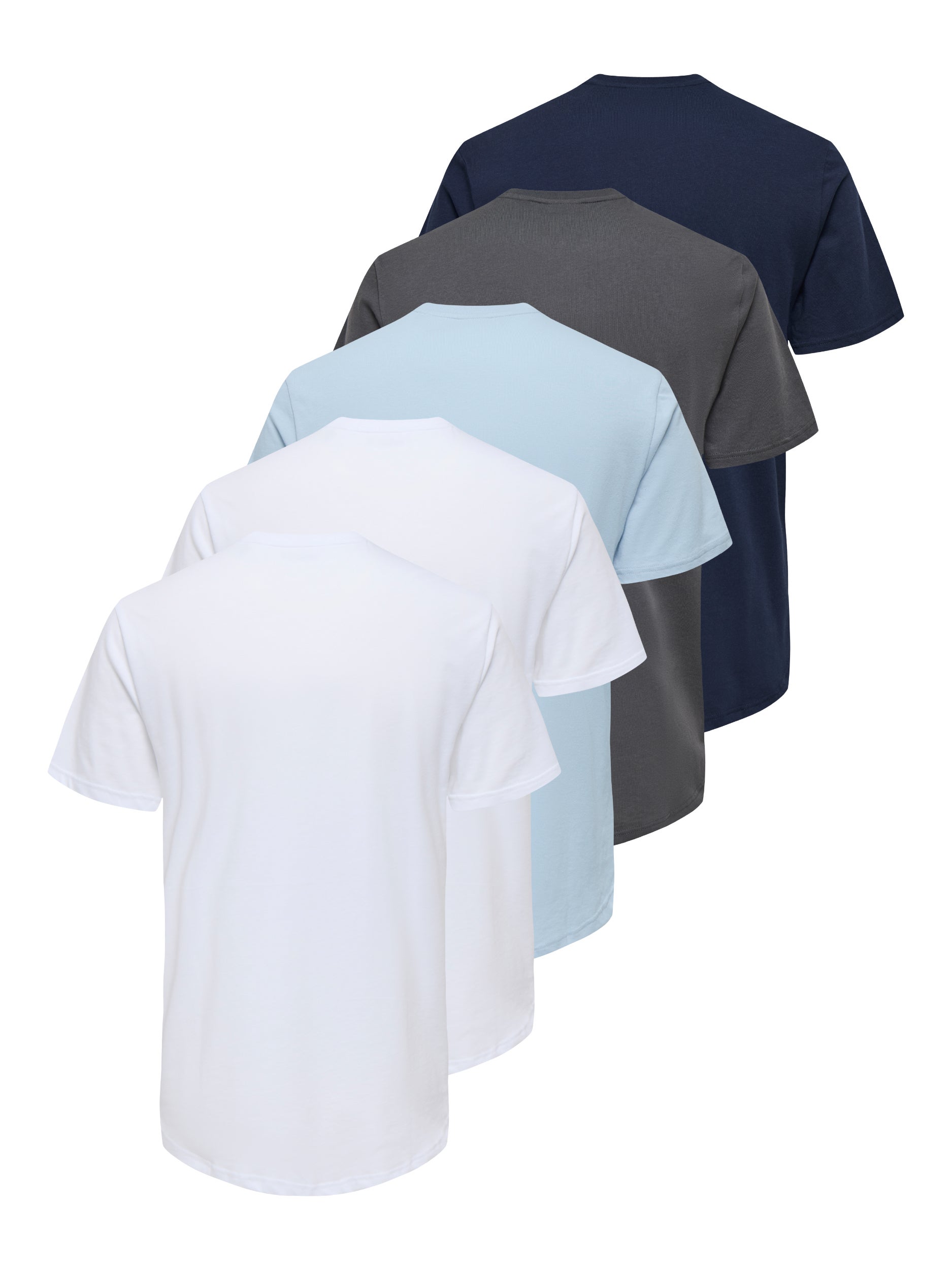 Thumbnail - Onsjeff 5er-pack T-shirt