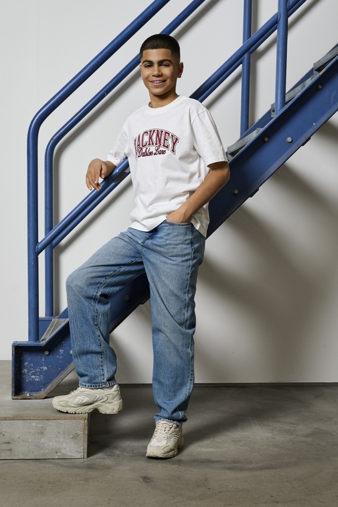 Osjfade Locker Geschnitten Jeans