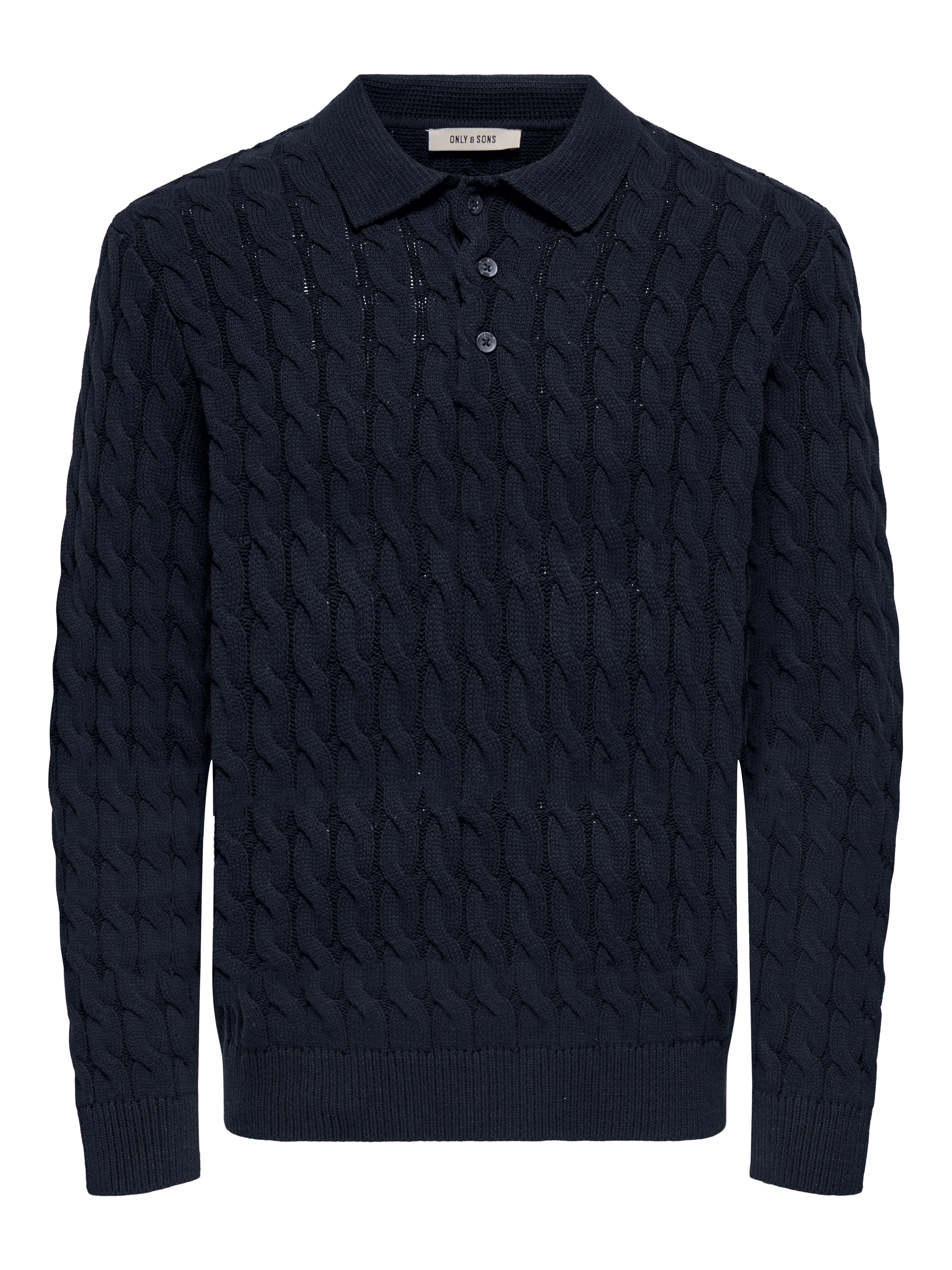 Thumbnail - Onskicker Gestricktes Poloshirt