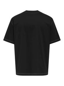 ONLY & SONS ONSLARRY T-shirt -Jet Black - 22035186