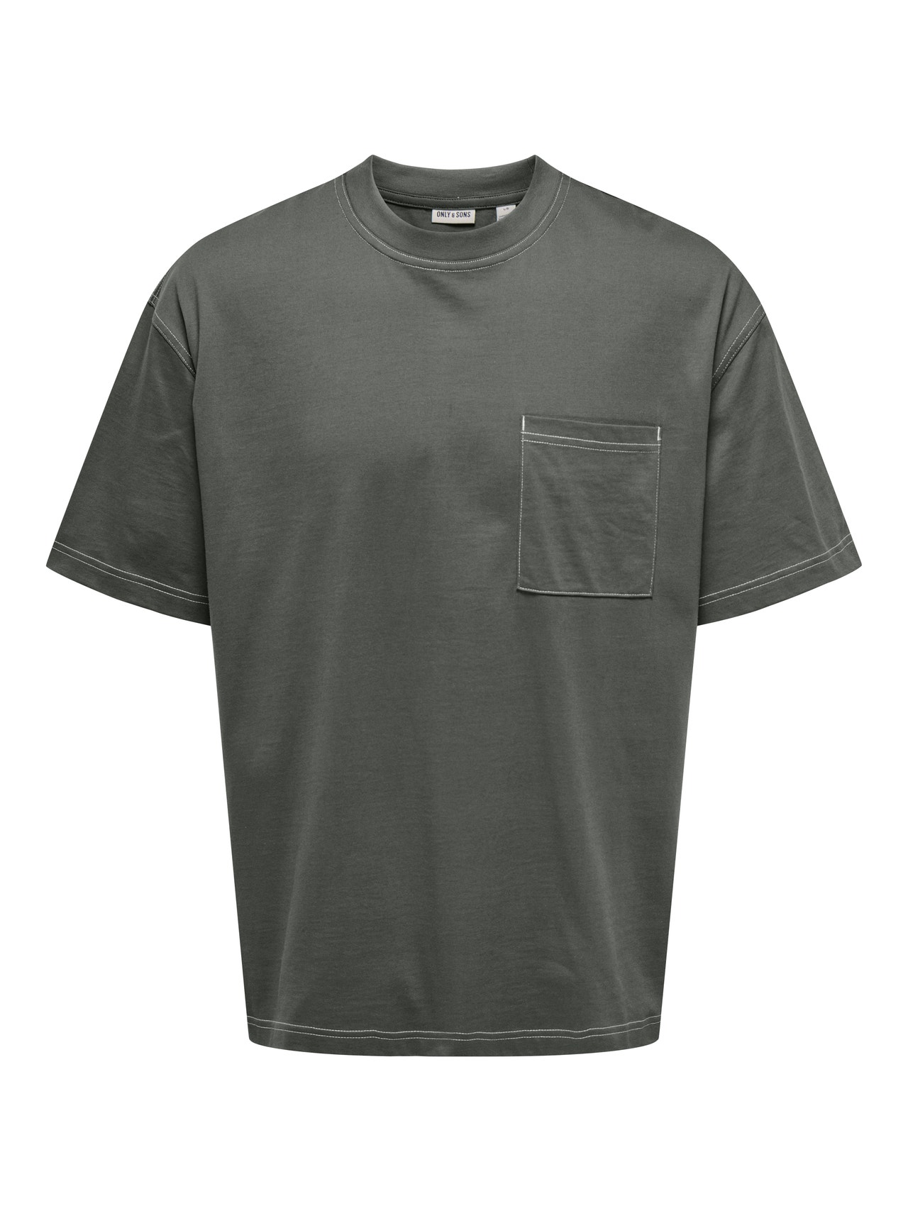 ONLY & SONS ONSLARRY Camiseta -Castor Gray - 22035186