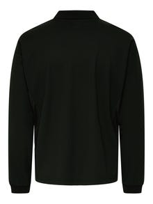 ONLY & SONS Avar lõige V-kaelus T-särk -Black - 22035199