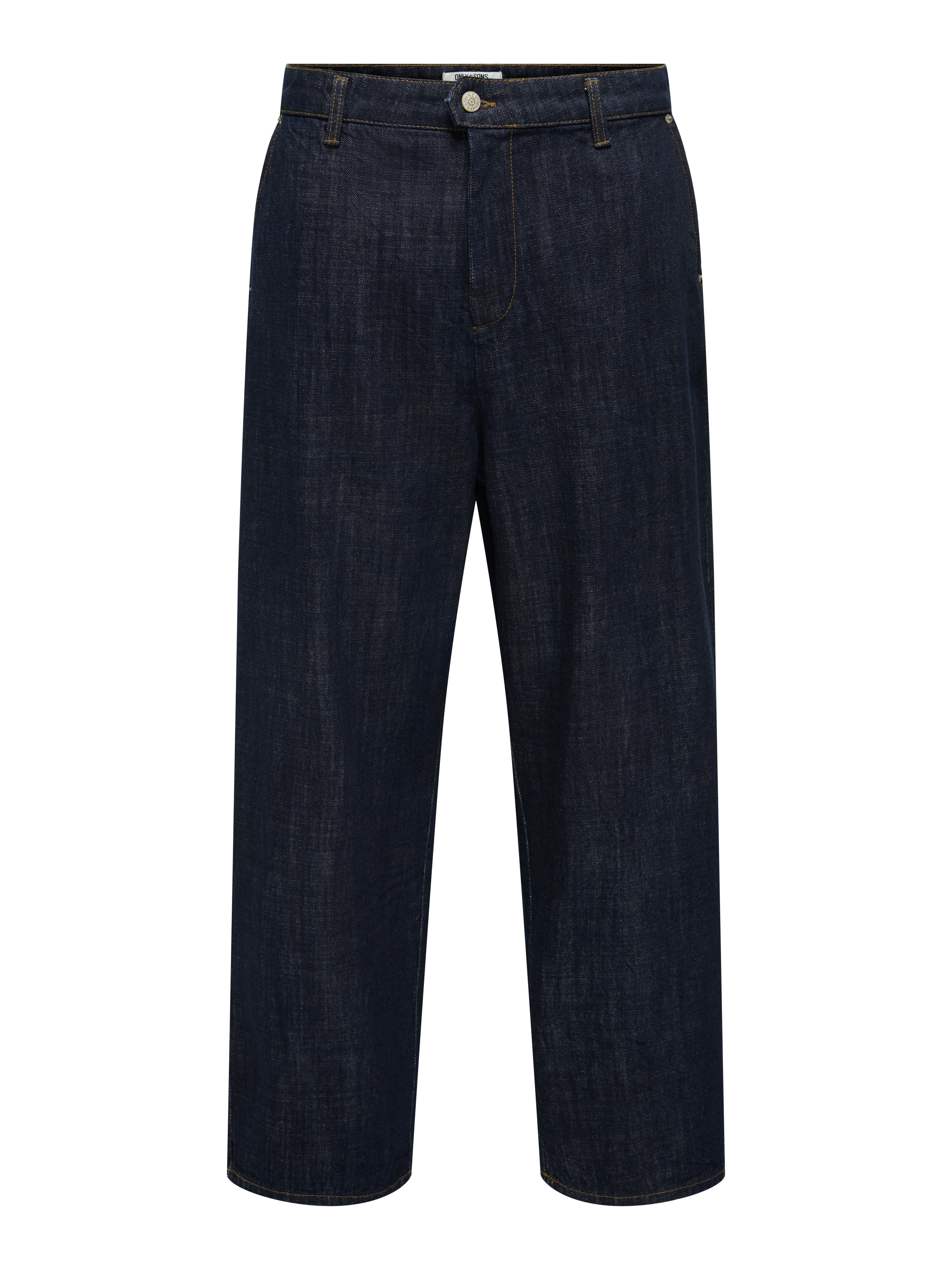 Thumbnail - Onsdani Mid Rise Weite Passform - Kurz Geschnitten Jeans