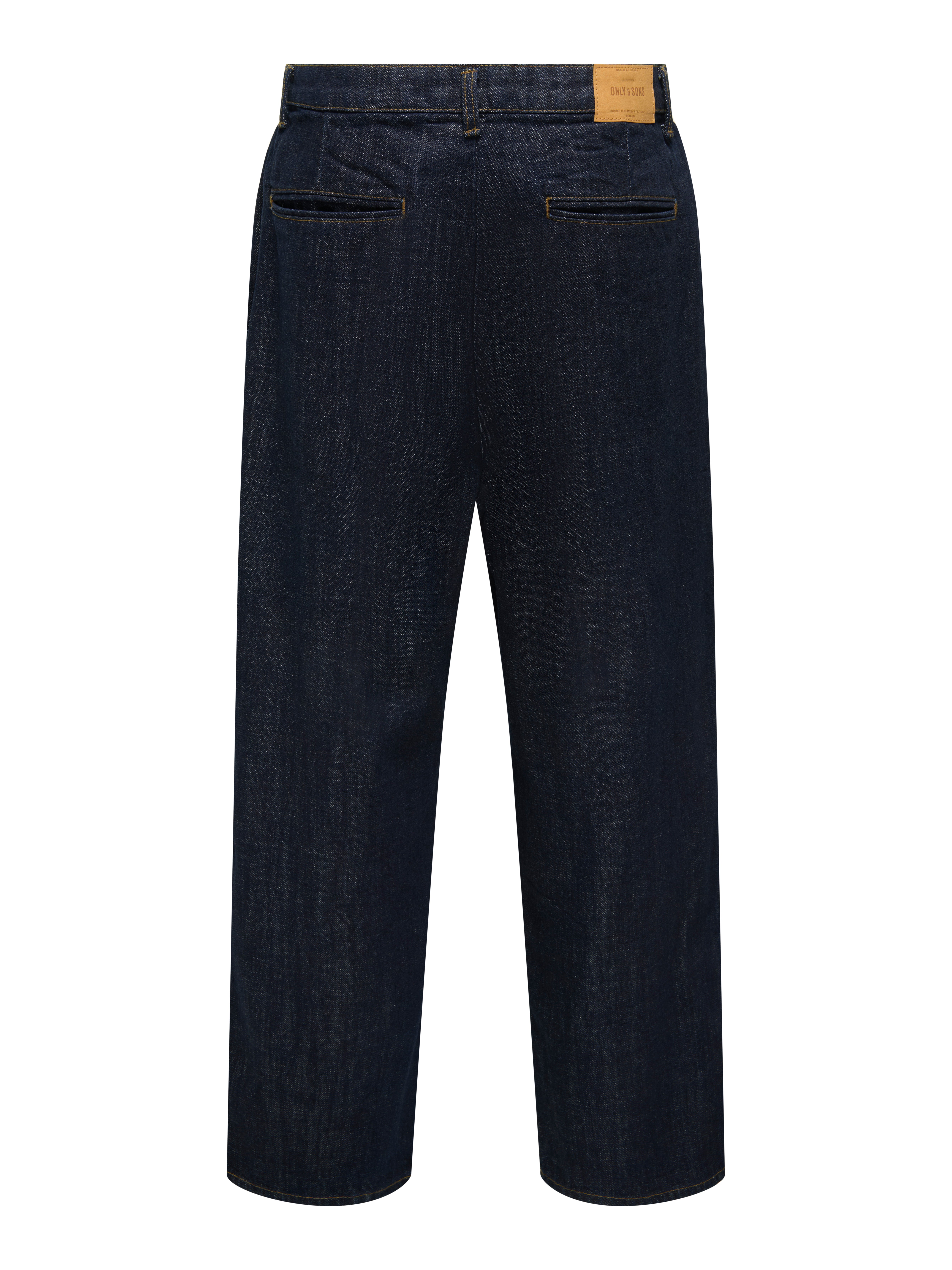 Thumbnail - Onsdani Mid Rise Weite Passform - Kurz Geschnitten Jeans