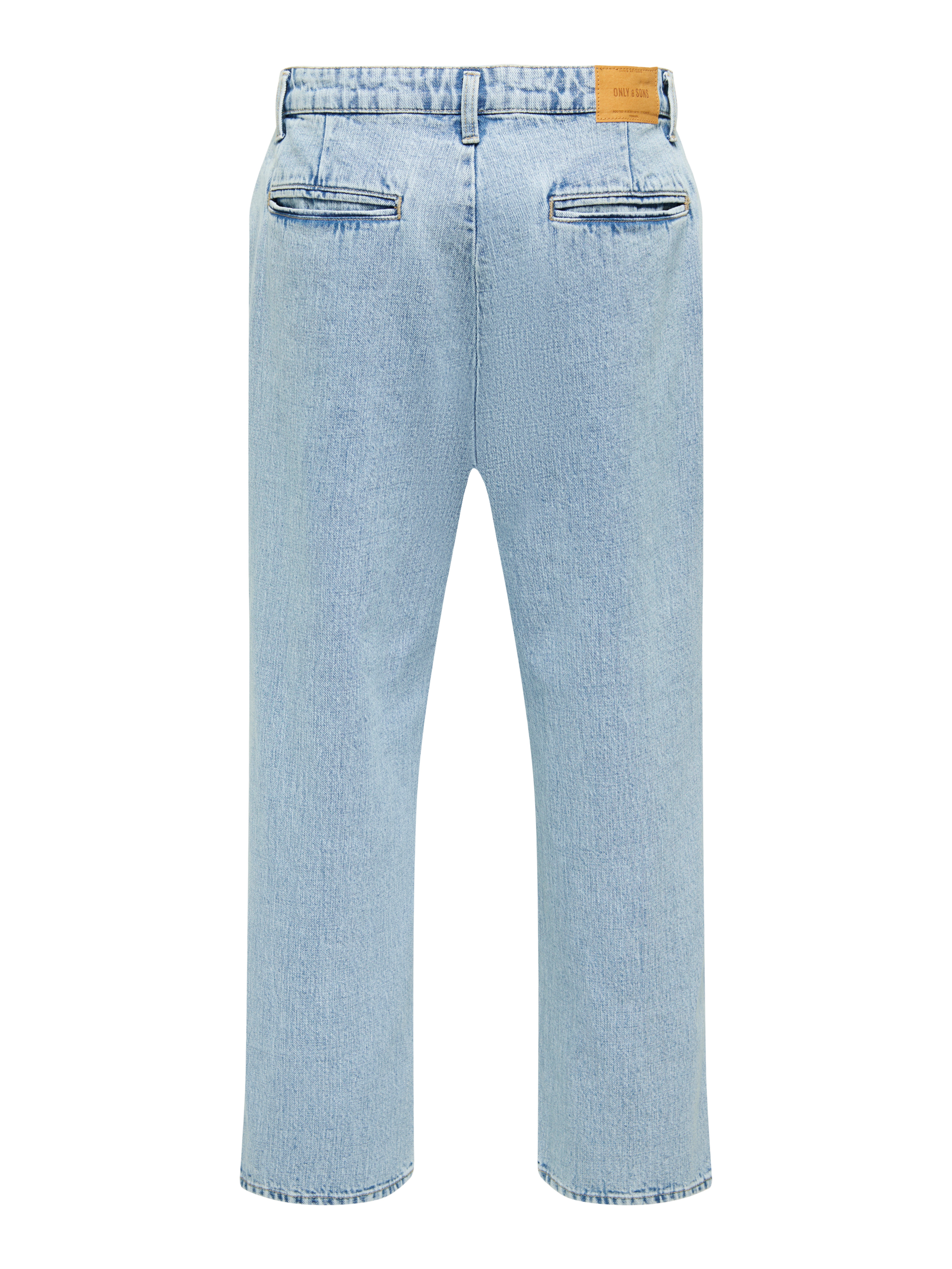Thumbnail - Onsdani Mid Rise Weite Passform - Kurz Geschnitten Jeans