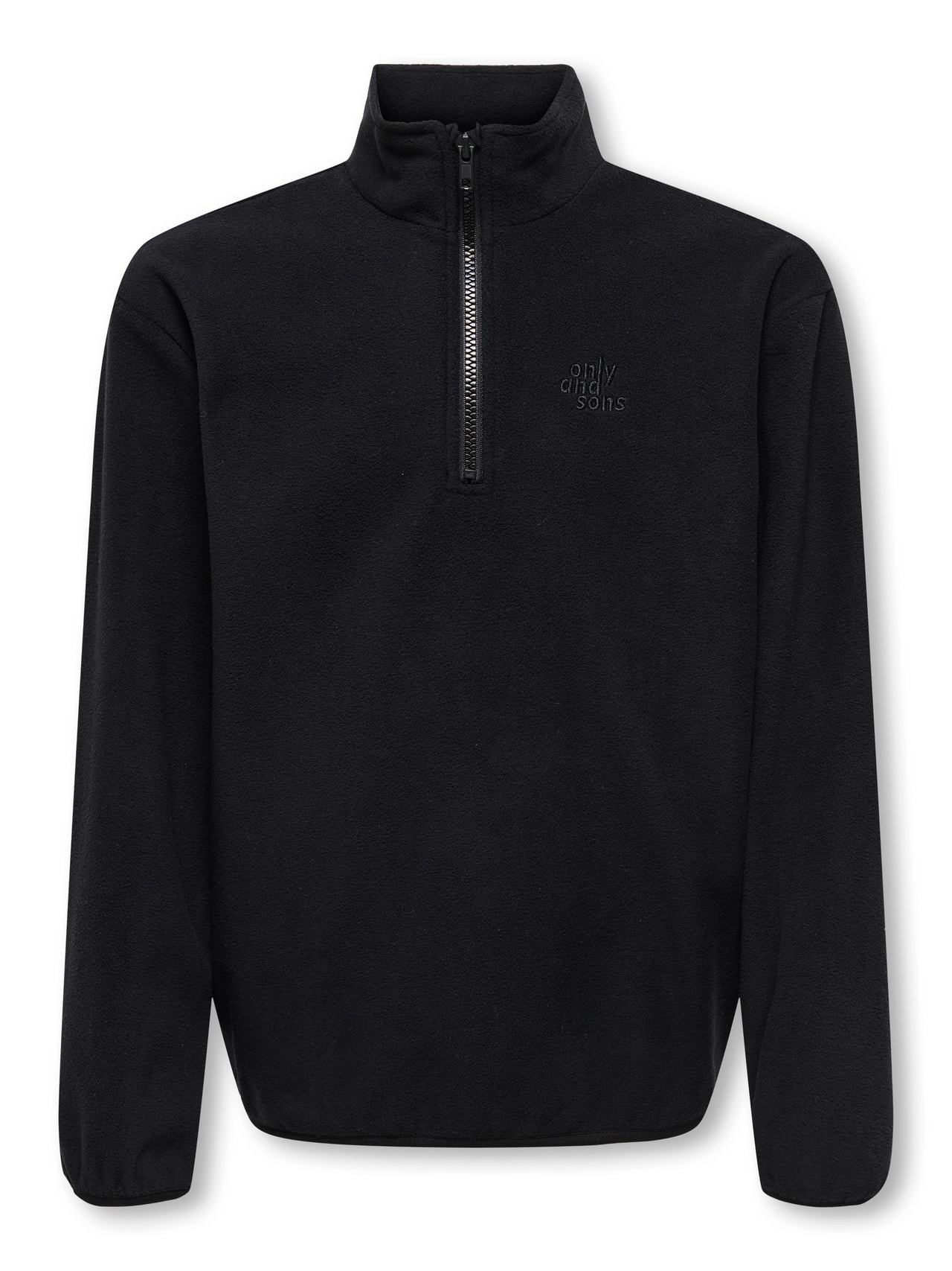 ONLY & SONS Standardno pristajanje Visoki vrat JUNIOR Majicu -Black - 22036013