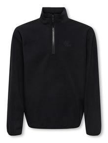 ONLY & SONS Standardno pristajanje Visoki vrat JUNIOR Majicu -Black - 22036013