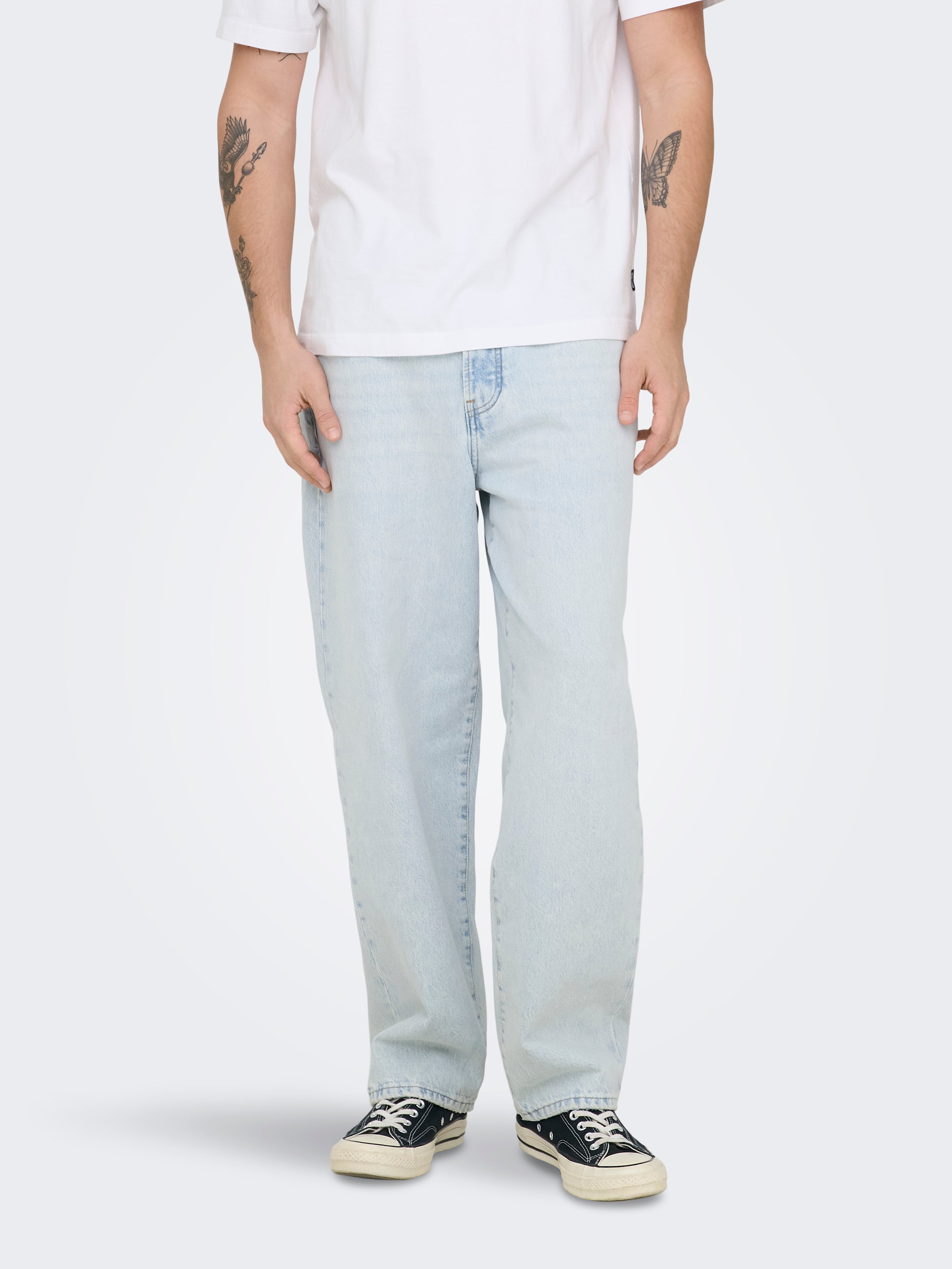 Onsfade Mid Rise Locker Geschnitten Jeans