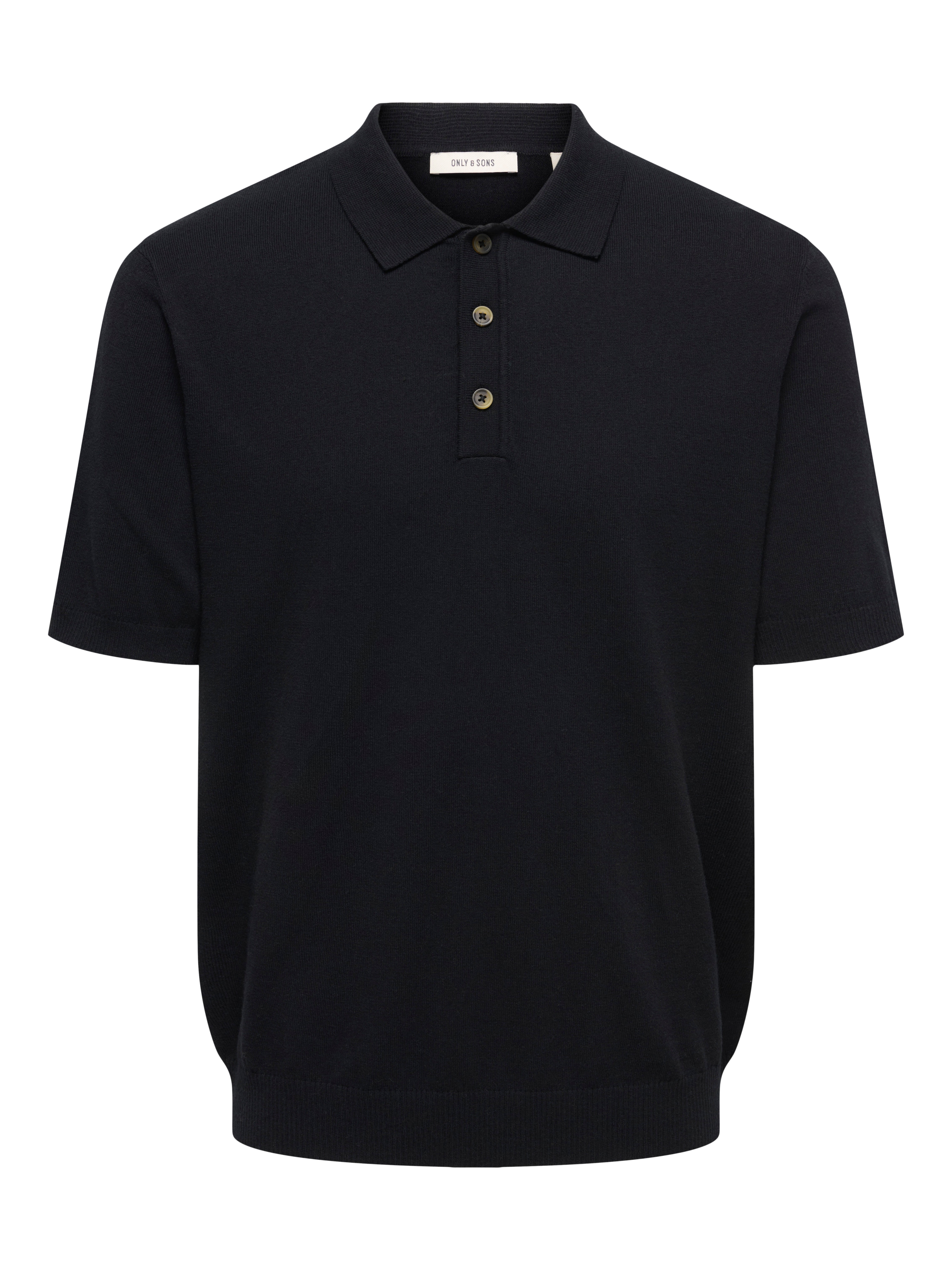 Onsloui Gestricktes Poloshirt